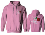 Good Vibe Flowers Bones Hand Shaka Cool Vintage Hipster Sweatshirt Hoodie