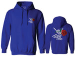Good Vibe Flowers Bones Hand Shaka Cool Vintage Hipster Sweatshirt Hoodie