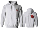 Good Vibe Flowers Bones Hand Shaka Cool Vintage Hipster Sweatshirt Hoodie
