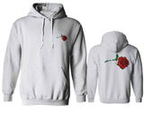 Good Vibe Flowers Bones Hand Shaka Cool Vintage Hipster Sweatshirt Hoodie