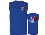 Good Vibe Flowers Bones Hand Shaka Cool Vintage Hipster men Muscle Tank Top sleeveless t shirt