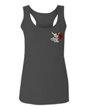 Good Vibe Flowers Bones Hand Shaka Cool Vintage Hipster  women's Tank Top sleeveless Racerback