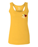 Good Vibe Flowers Bones Hand Shaka Cool Vintage Hipster  women's Tank Top sleeveless Racerback