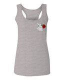 Good Vibe Flowers Bones Hand Shaka Cool Vintage Hipster  women's Tank Top sleeveless Racerback