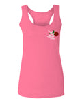 Good Vibe Flowers Bones Hand Shaka Cool Vintage Hipster  women's Tank Top sleeveless Racerback