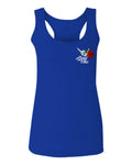 Good Vibe Flowers Bones Hand Shaka Cool Vintage Hipster  women's Tank Top sleeveless Racerback