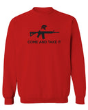 AR 15 Come and Take It Greek Molon Labe Spartan Guns men's Crewneck Sweatshirt