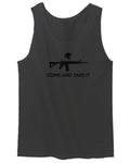 AR 15 Come and Take It Greek Molon Labe Spartan Guns men's Tank Top