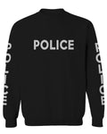 VICES AND VIRTUES Police Officer Costume Support Blue Lives men's Crewneck Sweatshirt