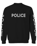 VICES AND VIRTUES Police Officer Costume Support Blue Lives men's Crewneck Sweatshirt
