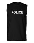 VICES AND VIRTUES Police Officer Costume Support Blue Lives men Muscle Tank Top sleeveless t shirt