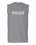 VICES AND VIRTUES Police Officer Costume Support Blue Lives men Muscle Tank Top sleeveless t shirt