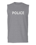 VICES AND VIRTUES Police Officer Costume Support Blue Lives men Muscle Tank Top sleeveless t shirt