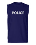 VICES AND VIRTUES Police Officer Costume Support Blue Lives men Muscle Tank Top sleeveless t shirt