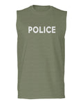 VICES AND VIRTUES Police Officer Costume Support Blue Lives men Muscle Tank Top sleeveless t shirt
