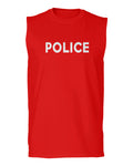VICES AND VIRTUES Police Officer Costume Support Blue Lives men Muscle Tank Top sleeveless t shirt