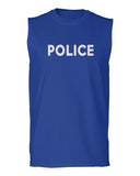VICES AND VIRTUES Police Officer Costume Support Blue Lives men Muscle Tank Top sleeveless t shirt