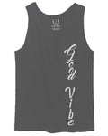 Fonts Good Vibe Bones Hand Shaka Cool Vintage Hipster Graphic men's Tank Top