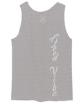Fonts Good Vibe Bones Hand Shaka Cool Vintage Hipster Graphic men's Tank Top