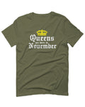 The Best Birthday Gift Queens are Born in November For men T Shirt
