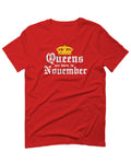 The Best Birthday Gift Queens are Born in November For men T Shirt