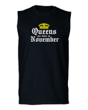 The Best Birthday Gift Queens are Born in November men Muscle Tank Top sleeveless t shirt