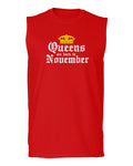 The Best Birthday Gift Queens are Born in November men Muscle Tank Top sleeveless t shirt