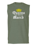 The Best Birthday Gift Queens are Born in March men Muscle Tank Top sleeveless t shirt