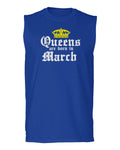 The Best Birthday Gift Queens are Born in March men Muscle Tank Top sleeveless t shirt