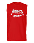 The Best Birthday Gift Legends are Born in January men Muscle Tank Top sleeveless t shirt