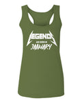 The Best Birthday Gift Legends are Born in January  women's Tank Top sleeveless Racerback