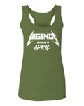 The Best Birthday Gift Legends are Born in April  women's Tank Top sleeveless Racerback