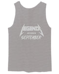 The Best Birthday Gift Legends are Born in September men's Tank Top