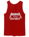 The Best Birthday Gift Legends are Born in November men's Tank Top
