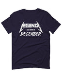 The Best Birthday Gift Legends are Born in December For men T Shirt