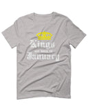 The Best Birthday Gift Kings are Born in January For men T Shirt