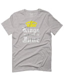 The Best Birthday Gift Kings are Born in June For men T Shirt