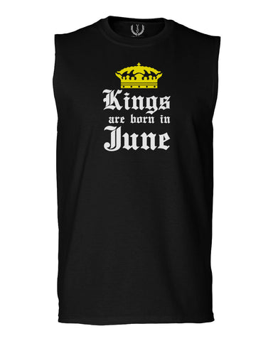 The Best Birthday Gift Kings are Born in June men Muscle Tank Top sleeveless t shirt