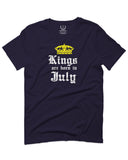 The Best Birthday Gift Kings are Born in July For men T Shirt
