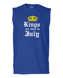 The Best Birthday Gift Kings are Born in July men Muscle Tank Top sleeveless t shirt