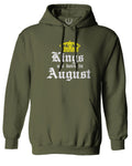 The Best Birthday Gift Kings are Born in August Sweatshirt Hoodie