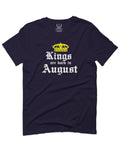 The Best Birthday Gift Kings are Born in August For men T Shirt