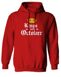 The Best Birthday Gift Kings are Born in October Sweatshirt Hoodie