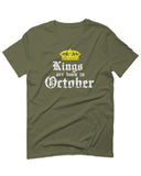 The Best Birthday Gift Kings are Born in October For men T Shirt