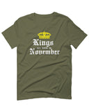 The Best Birthday Gift Kings are Born in November For men T Shirt