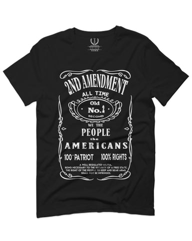 Second 2nd Amendment American Patriot Militia Guns Rights For men T Shirt