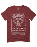 Second 2nd Amendment American Patriot Militia Guns Rights For men T Shirt