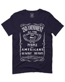 Second 2nd Amendment American Patriot Militia Guns Rights For men T Shirt