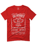 Second 2nd Amendment American Patriot Militia Guns Rights For men T Shirt