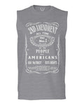 Second 2nd Amendment American Patriot Militia Guns Rights men Muscle Tank Top sleeveless t shirt